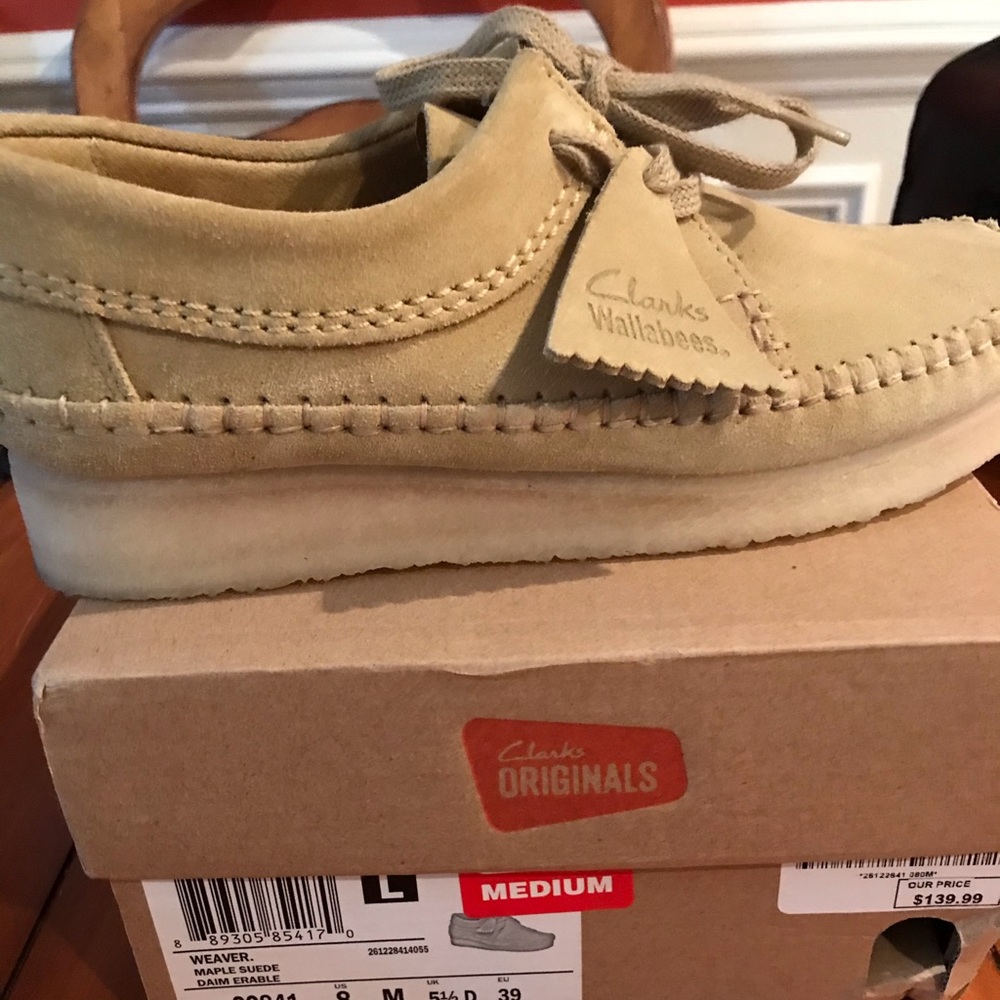 Clarks wallabee weaver NIB size 8